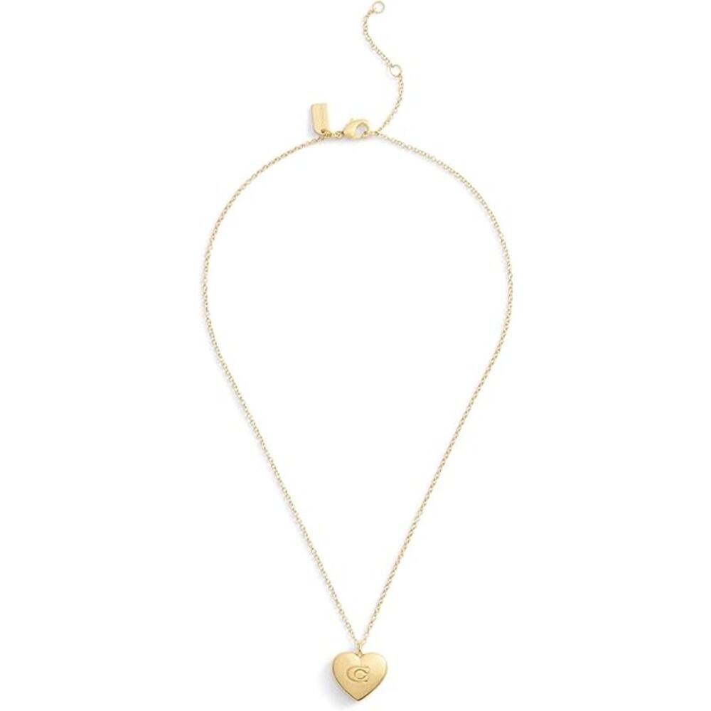 COACH Necklace with Heart-Shaped Pendant